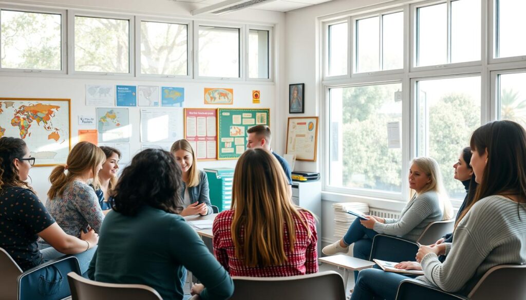Aprendizado de inglês em ambiente nativo Aprendizado de inglês em ambiente nativo