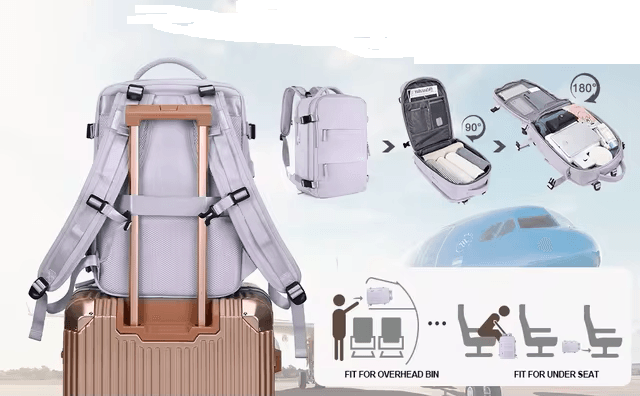 Mochila para viajar de avião